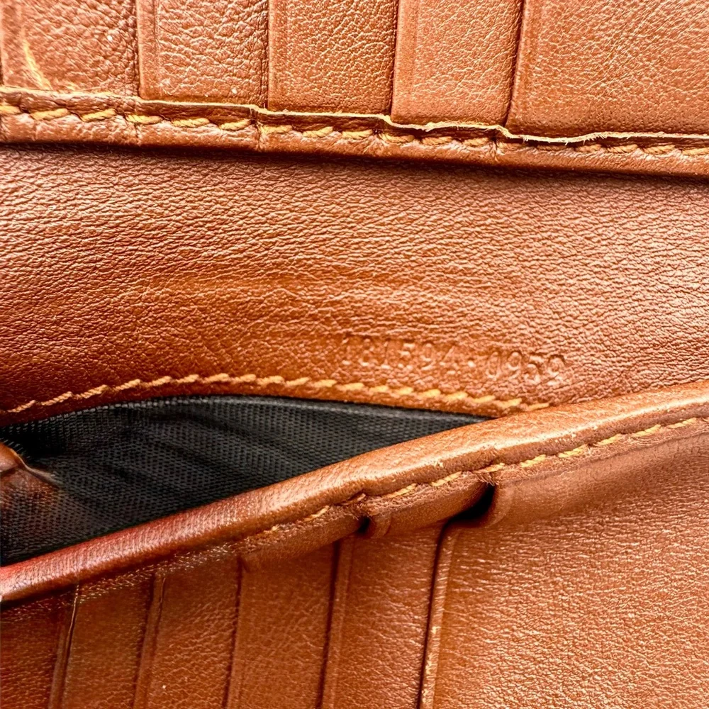 Gucci GG Brown Canvas New Britt French Wallet #560 - Picture 6 of 6